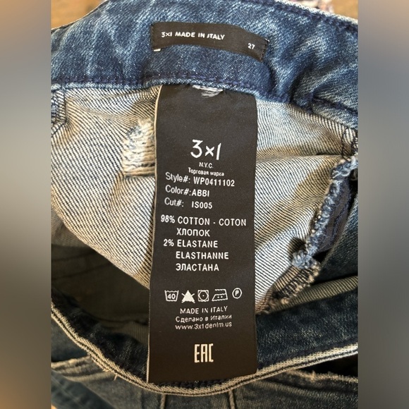 Revolve 3 x 1 Women's Bootcut Jeans size 27 - Picture 4 of 5